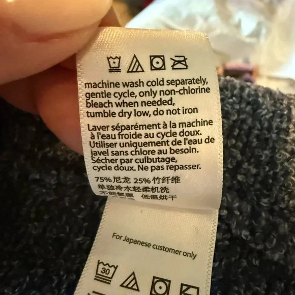 Barefoot Dreams Gray/Blue Cardigan Sweater - Picture 4 of 7